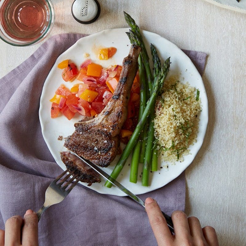 Photo of Lamb Chops with Summer Chutney by WW