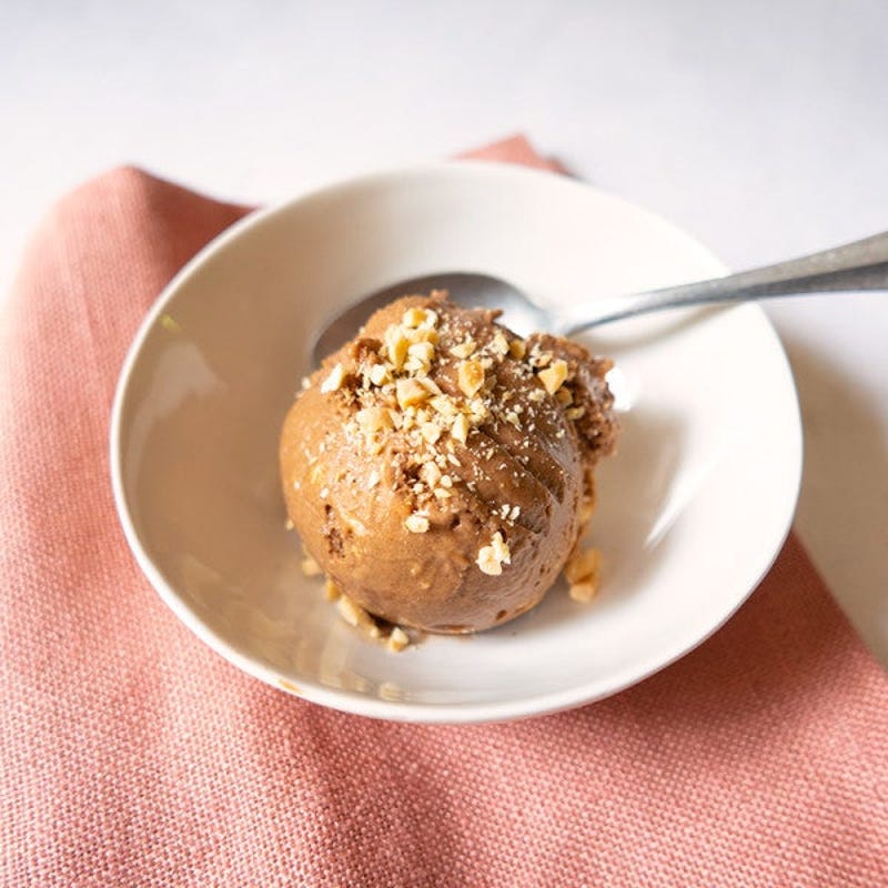 Photo de Crème glacée de banane au chocolat et aux doubles arachides par WW