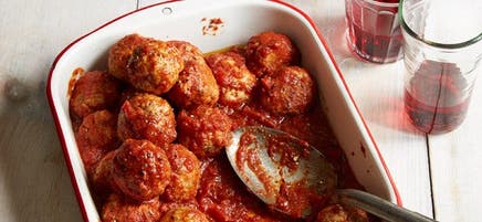Boulettes de dinde à la mijoteuse avec sauce marinara
