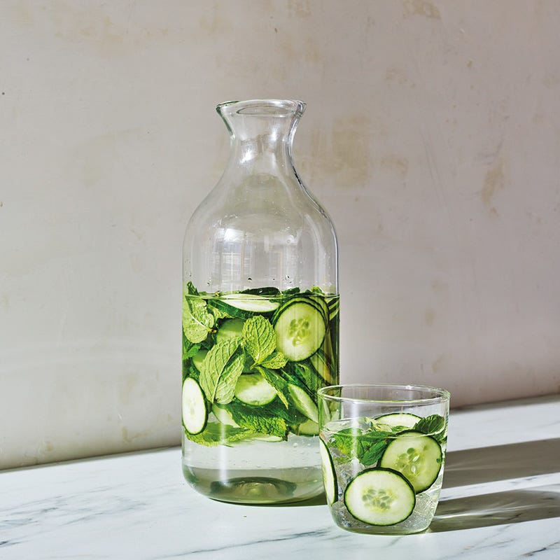 Gurken-Drink mit Minze