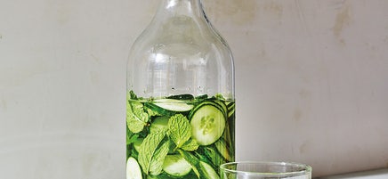Gurken-Drink mit Minze