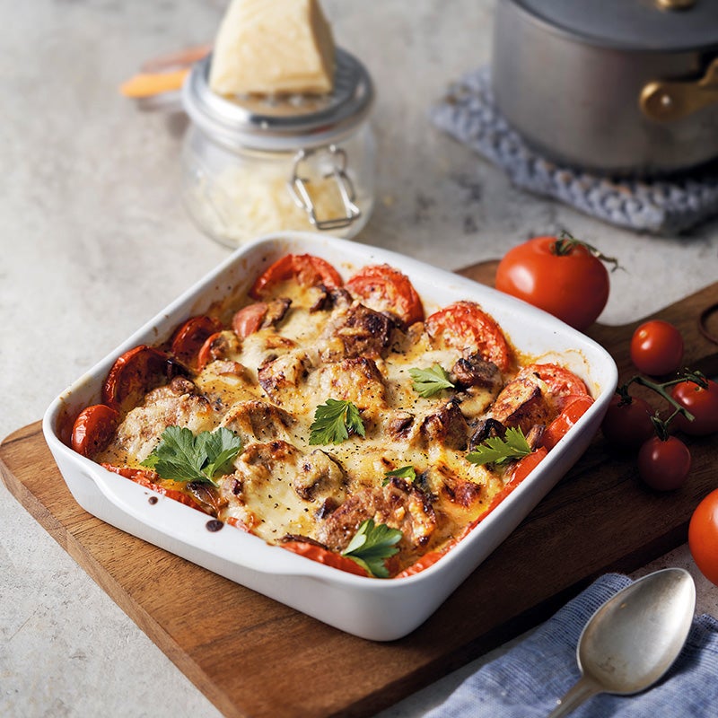 Überbackenes Schweinefilet mit Champignons Rezept | WW Deutschland Überbackenes Schweinefilet mit Champignons Rezept | WW Deutschland