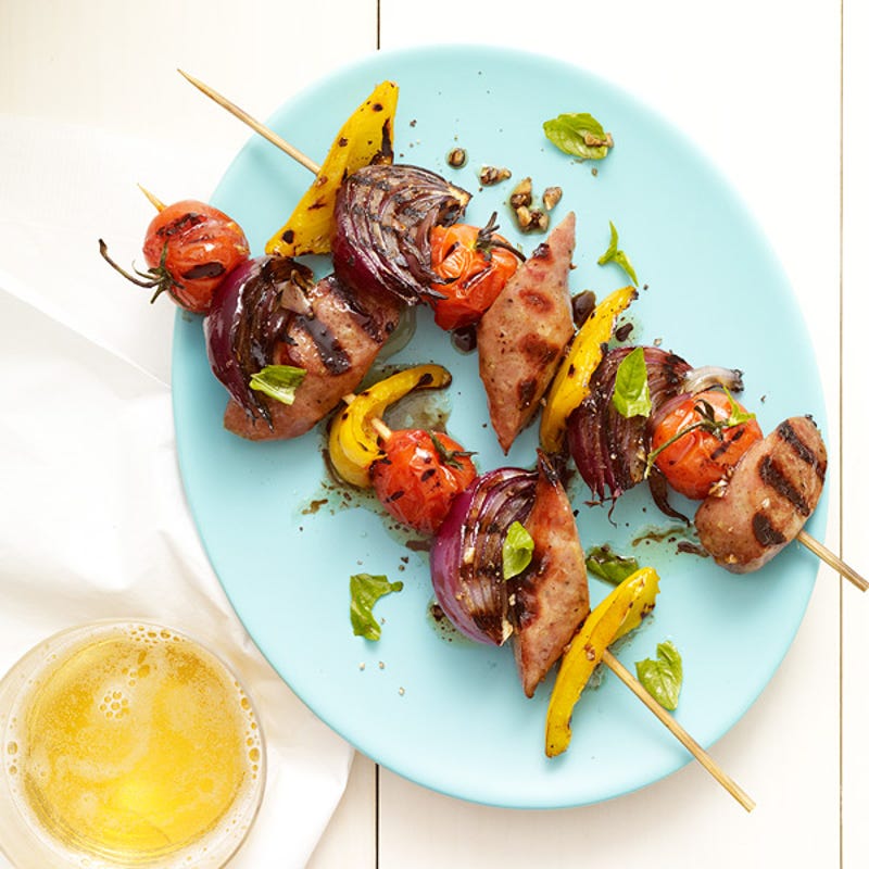Photo de Brochettes de saucisses de poulet par WW