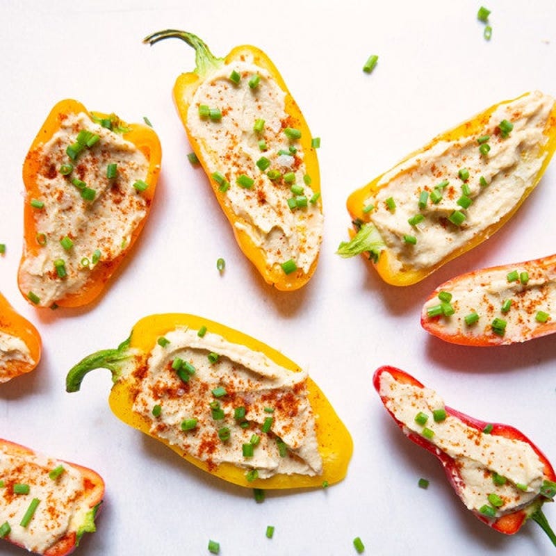 Photo of Hummus-Stuffed Mini Peppers by WW