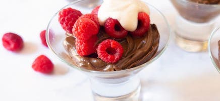 Mousse au chocolat et à l’avocat