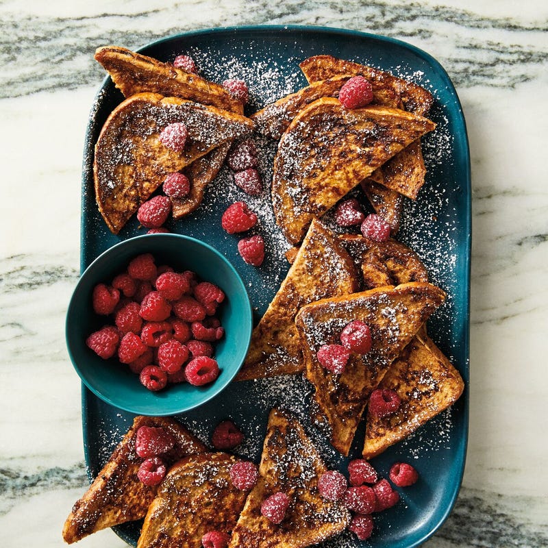 Photo of Cinnamon French toast with raspberries by WW