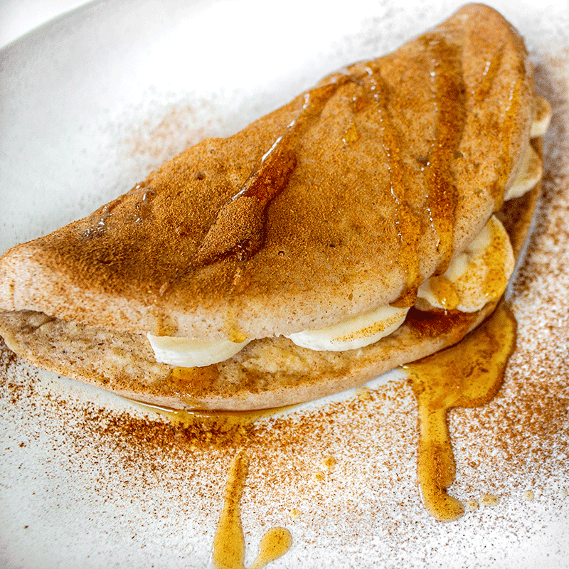 Wendy's fluffy banana bread pancake