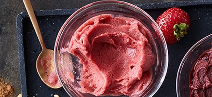 Erdbeer-Minz-Nicecream