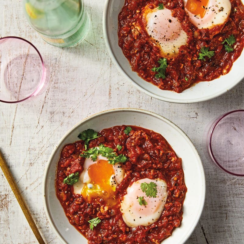 Photo of Slow-cooker poached eggs rancheros by WW