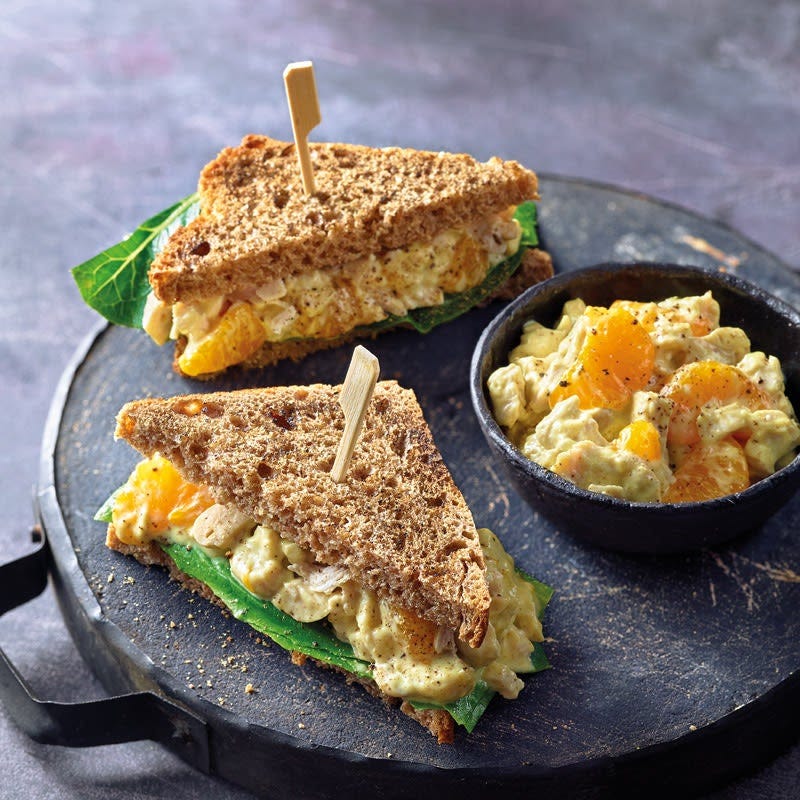 Tramezzini mit Geflügelsalat