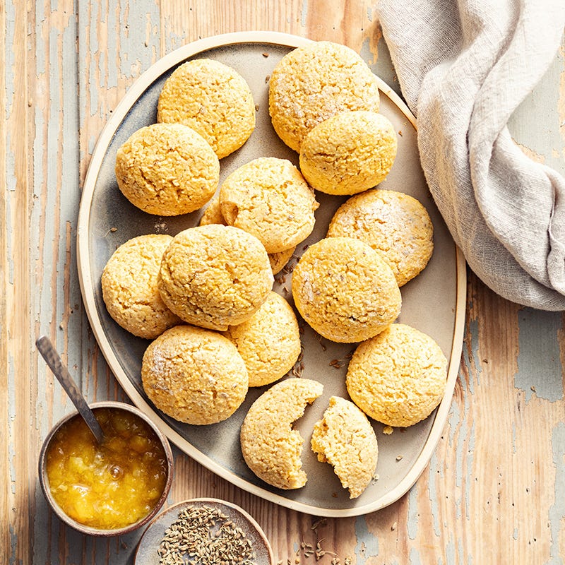 Biscuits à la polenta
