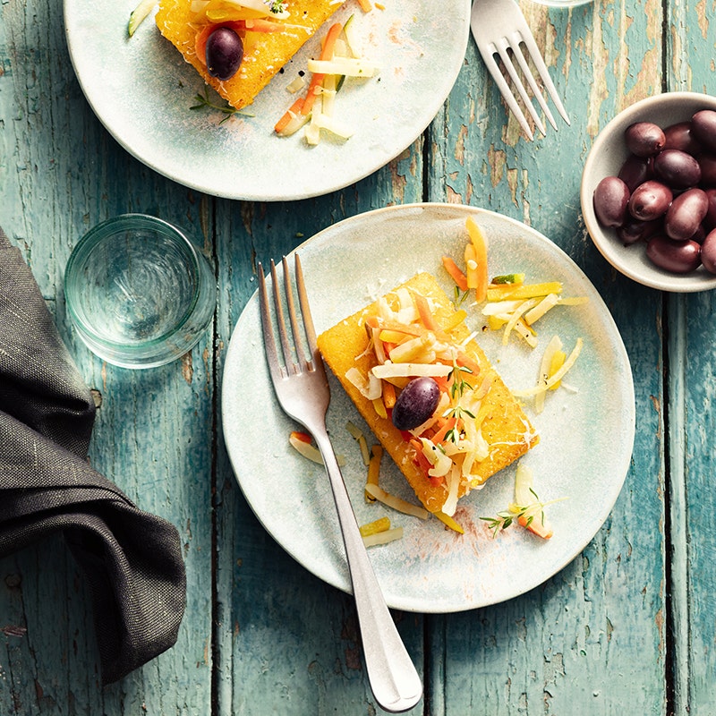 Tartines de polenta