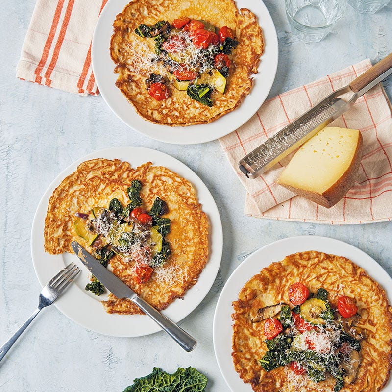 Herzhafte Gemüsepfannkuchen