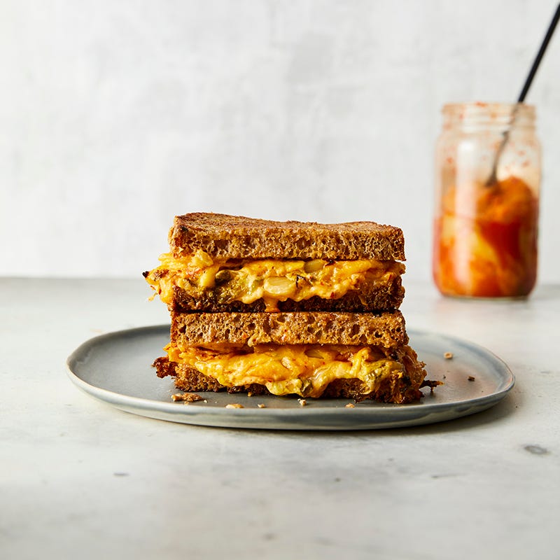 ViktVäktarna - Grilled cheese med kimchi