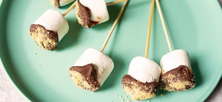 PB & J s'mores pops