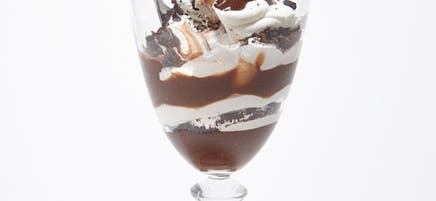 Mudslide pudding parfait