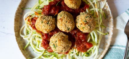 Italian white bean "meatballs"