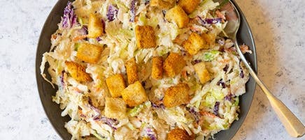 Caesar salad coleslaw