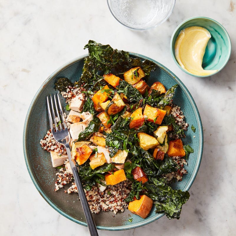 Photo of Grain bowl with chicken & turmeric yogurt by WW