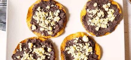 Honduran Bean & Cheese Tostadas (Catrachas)