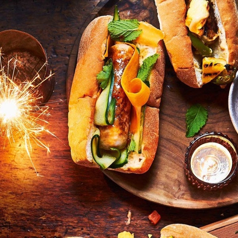 Photo de Hot-dogs vietnamiens de style bahn mi par WW