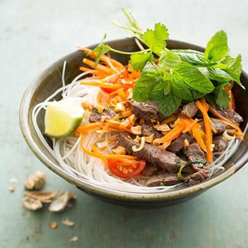 Salade de boeuf thaï