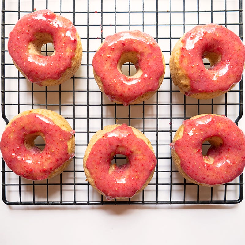 Photo of Strawberry-Glazed Doughnuts by WW