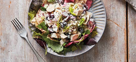 Chicken & grape salad