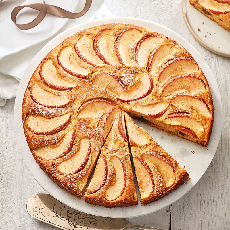 Apfelkuchen mit Nusscreme