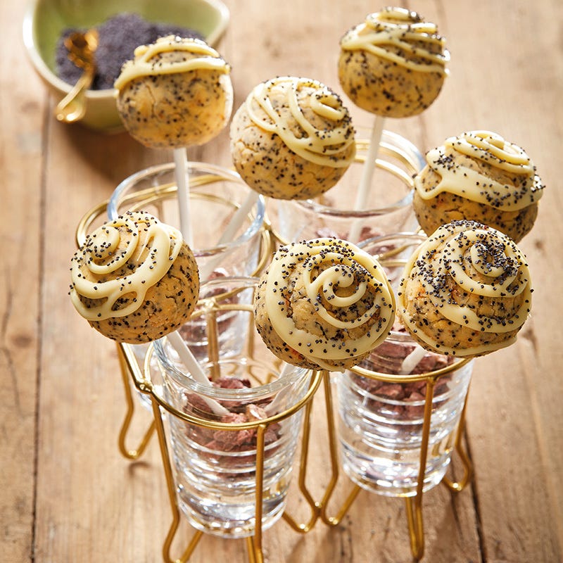 Mohn-Cake-Pops