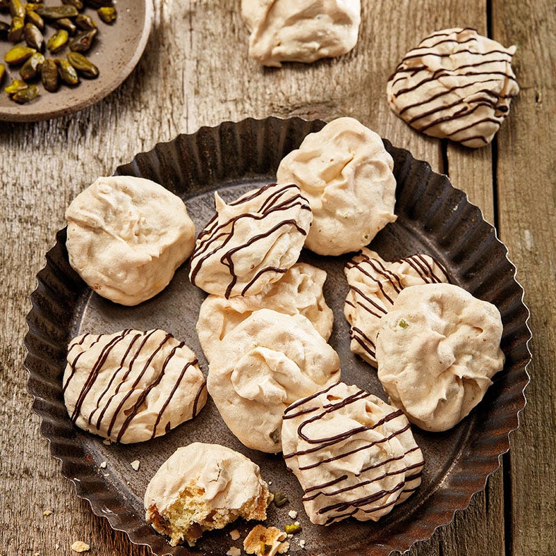 Pistazien-Mandel-Makronen