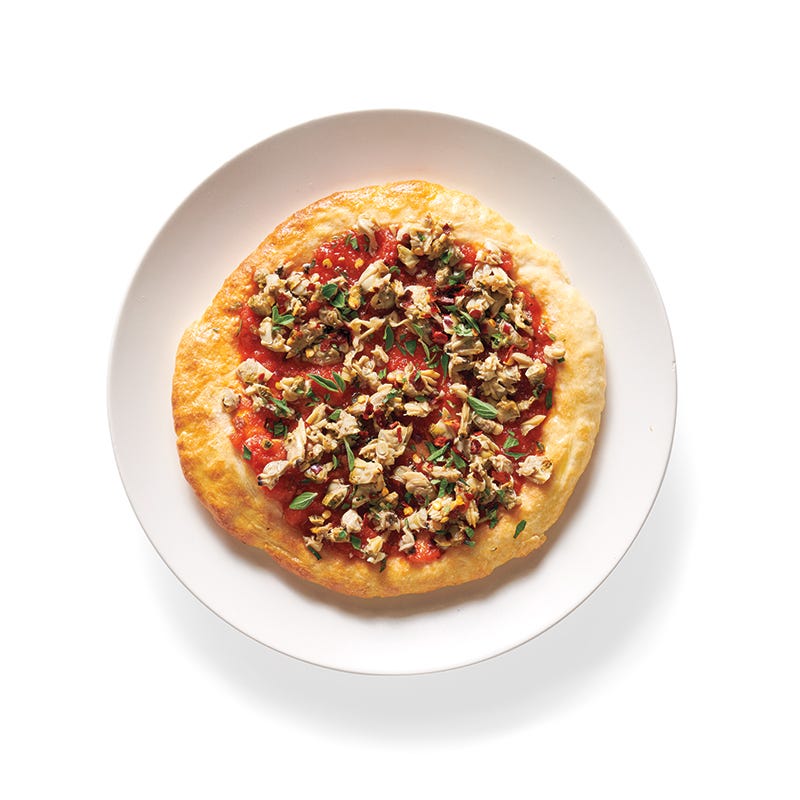 Photo of Classic Clam Two-Ingredient Dough Pizza by WW