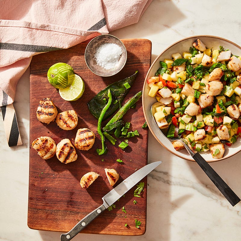 ViktVäktarna - Mexikansk sallad med grillade kammusslor