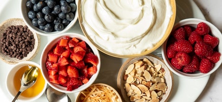 Yogurt parfait board