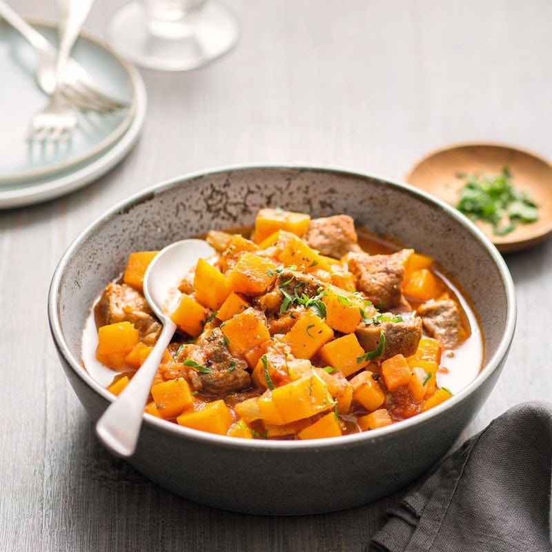 Cocotte de boeuf au butternut