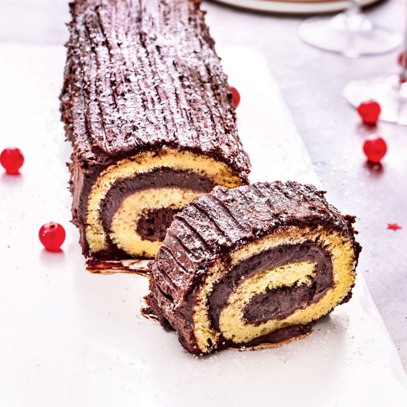 Bûche de Noël au chocolat