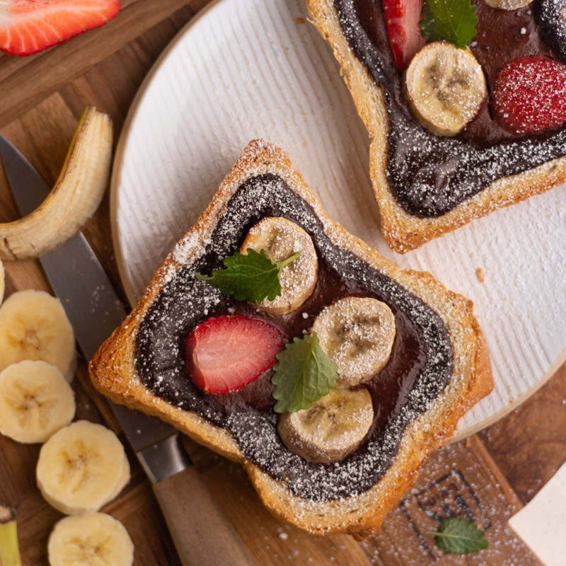 Schoko Yogurt Toast