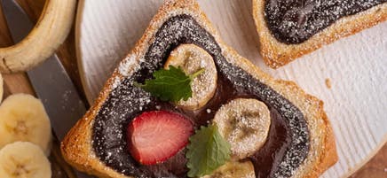 Schoko Yogurt Toast