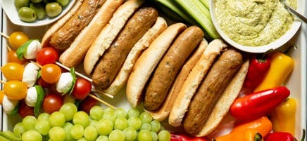 Italian Chicken Sausage Dinner Board
