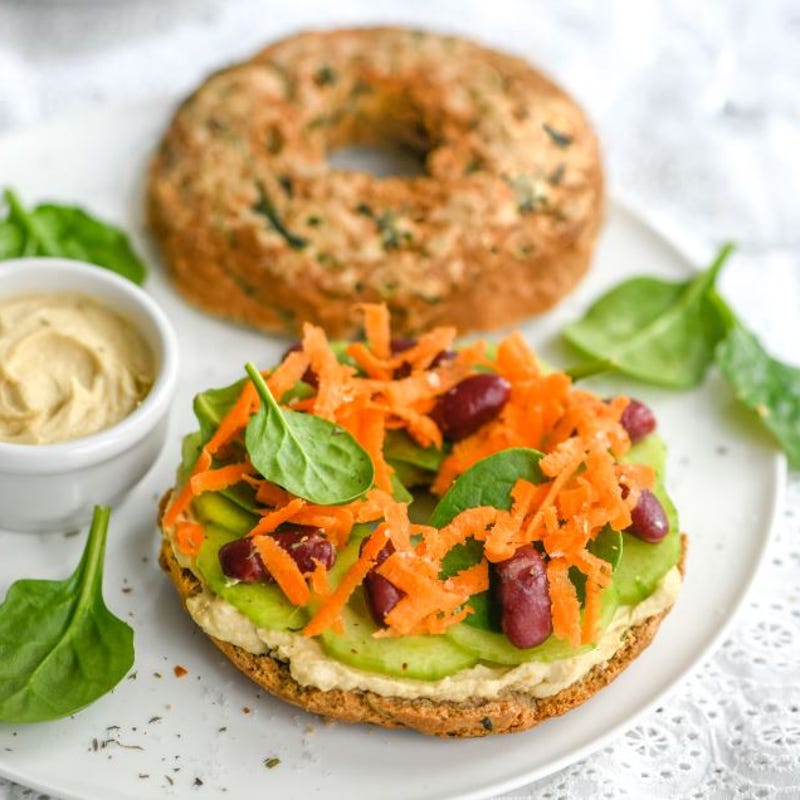 Foto van Bagel met groenten door WW