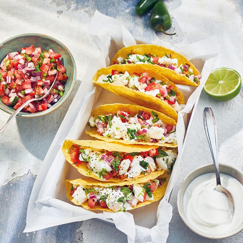 Foto Ceviche-Tacos mit Tomatensalsa von WW
