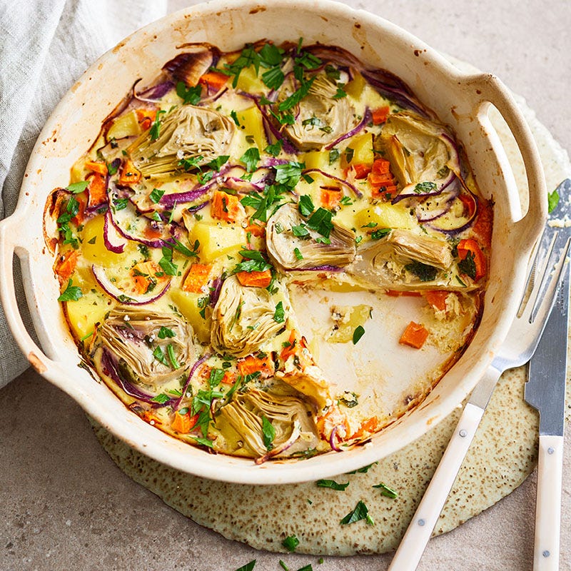 Kartoffel-Artischocken-Tortilla