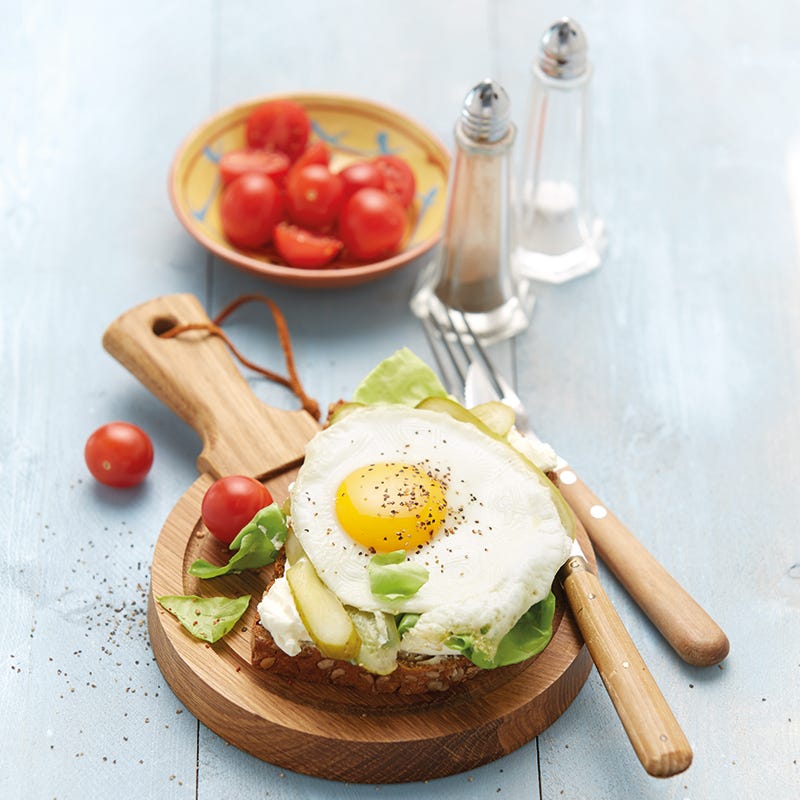 Foto van Boterham met spiegelei door WW