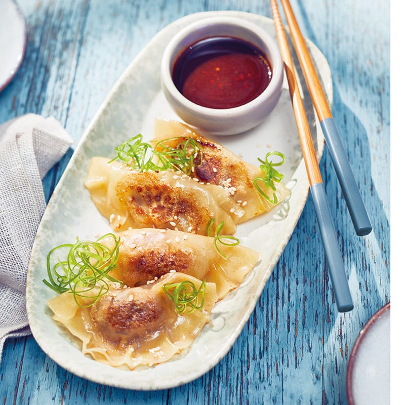 Gyoza mit Teriyaki-Dip