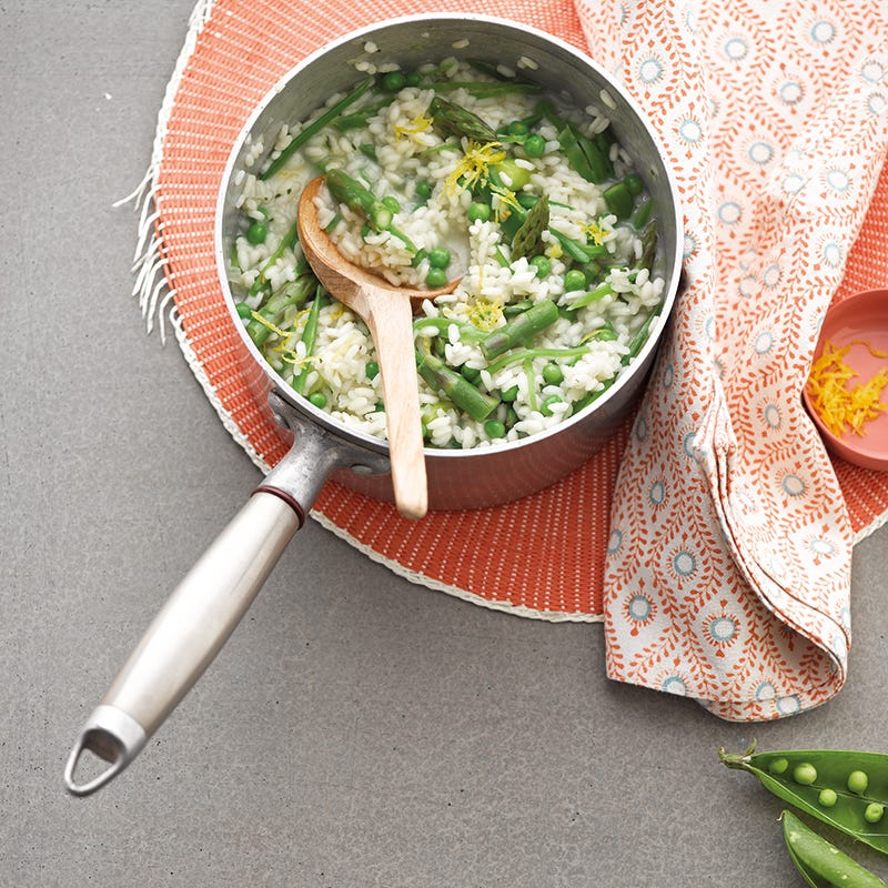 Foto van Risotto met peultjes en erwten door WW