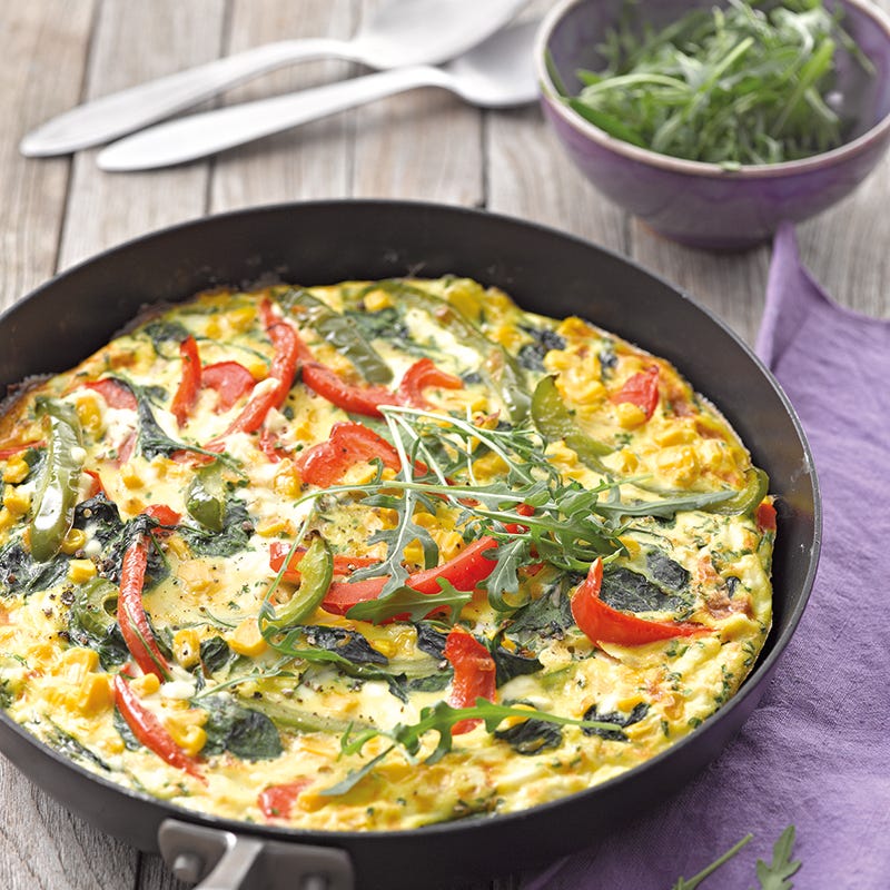 Foto van Kleurrijke frittata door WW