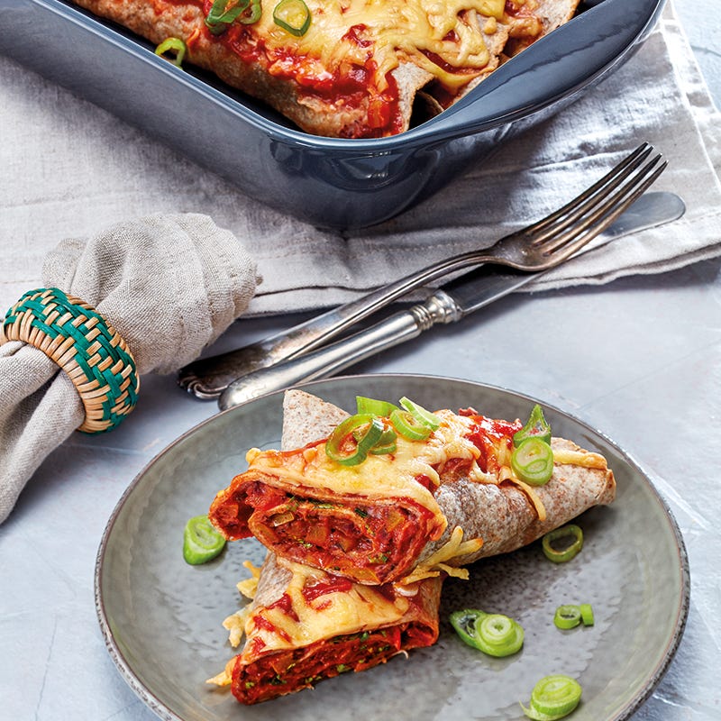 Foto van Enchilada's met chorizo door WW