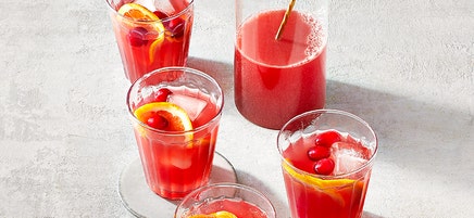 Citrus-cranberry mocktail