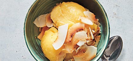 Banana & mango 'nice' cream