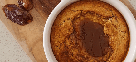 Lyndal's banana and salted caramel pudding